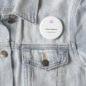 Aangepaste bedrijfswinkel bedrijfsmedewerker ronde button 5,7 cm (In situ)