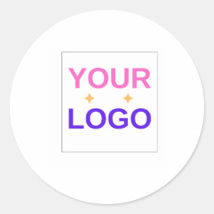 Aangepaste bedrijfswinkel bedrijfsmedewerker ronde sticker