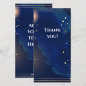 Aangepaste bedrijfthank-you kaart – voeg uw logo t (Voorkant / Achterkant)