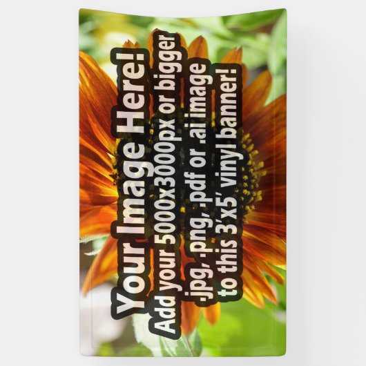 Aangepaste bedrukte Vinyl Banner Full-Colour Print (Verticaal)