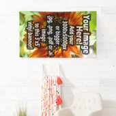 Aangepaste bedrukte vinyl full-color verticaal afd spandoek (Insitu)