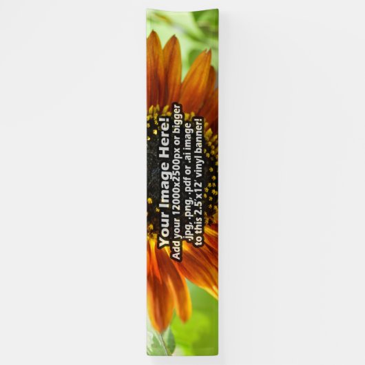 Aangepaste bedrukte Vinyl Full-Colour Printing 12' Spandoek (Verticaal)