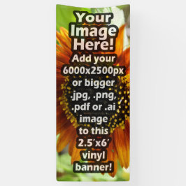 Aangepaste bedrukte Vinyl Full-Colour Printing 6'  Spandoek
