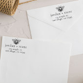 Aangepaste Bee Return Adres Stempel