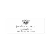 Aangepaste Bee Return Adres Stempel (Afrduk)