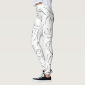 Aangepaste beeldende kunst Leggings. Artistiek en  Leggings (Links)