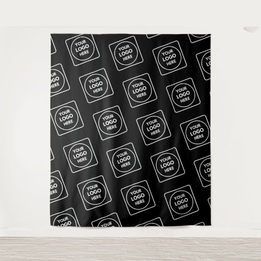 Aangepaste beeldlogo of ontwerp wand branding wandkleed (Voorkant)