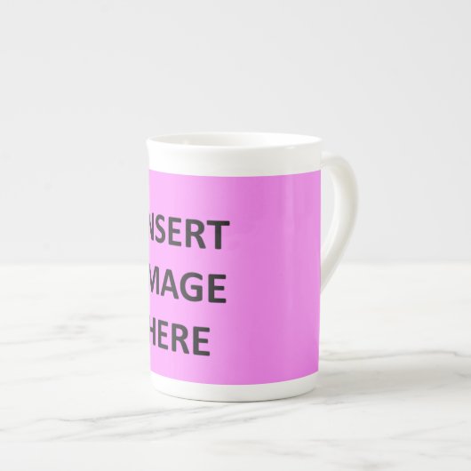 Aangepaste beenChina Mok Sjabloon om je eigen te m (Voorkant rechts)