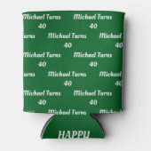 Aangepaste Beer Koozie Gepersonaliseerde Naam & Le (Voorkant)