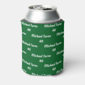 Aangepaste Beer Koozie Gepersonaliseerde Naam & Le (Blikje Achterkant)