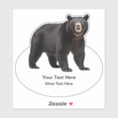 Aangepaste Beer Natuur Wildlife Thema Sticker Labe (Vel)