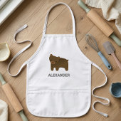Aangepaste beer schort