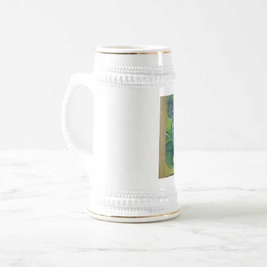 Aangepaste Beer Stein 18oz-mok Bierpul (Voorkant links)