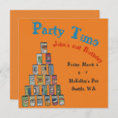 Aangepaste Beer Tower-kaart Kaart (Voorkant / Achterkant)