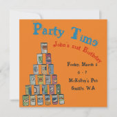 Aangepaste Beer Tower-kaart Kaart (Voorkant)