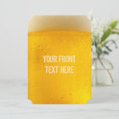 Aangepaste BEER-uitnodigingen Kaart (Staand voorkant)