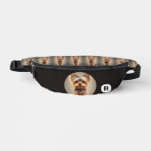 Aangepaste beginletters Yorkshire Terrier Yorkie-h Heuptasje (Voorkant)