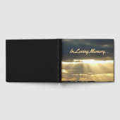 Aangepaste begrafenis Gastenboek Zonsondergang Fot (Volledig)