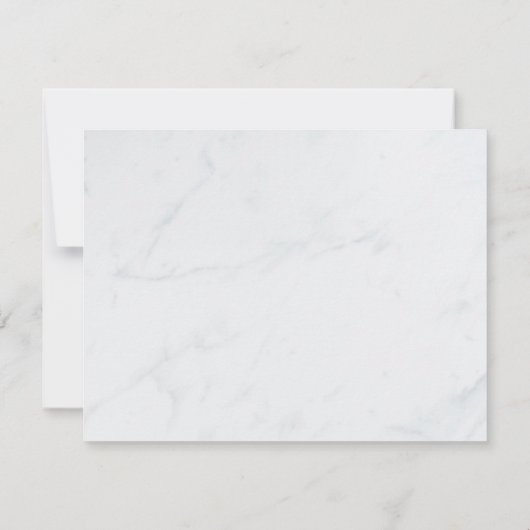 Aangepaste begrafenis & sympathie Dank u kaart | M (Achterkant)