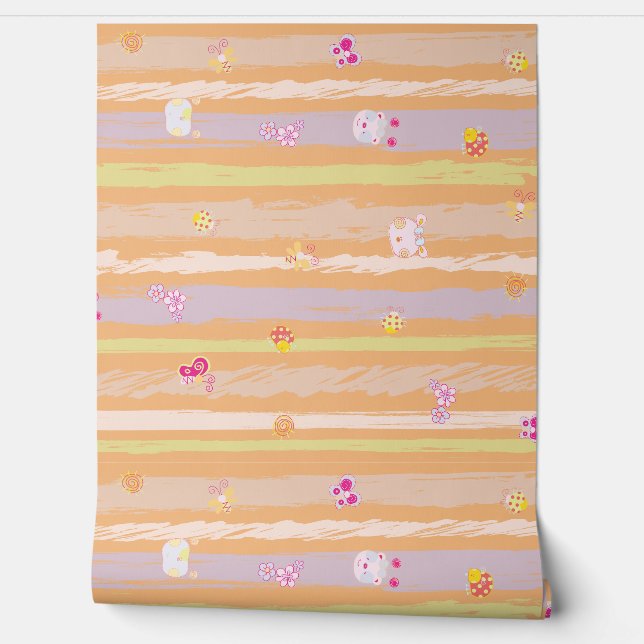Aangepaste Behang 60cm x 240cm Gestructureerde Vin (Afrollen)