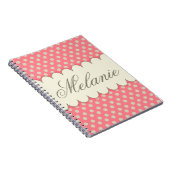  aangepaste beige roze kleurpotten notitieboek (Rechterzijde)