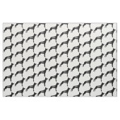 Aangepaste Belgische Malinois Dog Silhouette Stof (Fat Quarter)