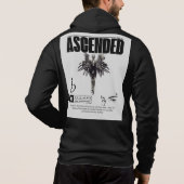 Aangepaste Bella + Canvas Full-Zip Hoodie TCS Edit (Achterkant)