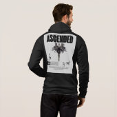 Aangepaste Bella + Canvas Full-Zip Hoodie TCS Edit (Achterkant volledig)