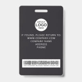 Aangepaste bemanningsbarcode evenement glinsterbad badge (Achterkant)