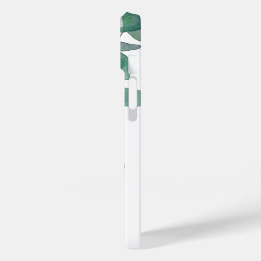 Aangepaste benaming botanische eucalyptus Case-Mate iPhone case (Achterkant / Links)