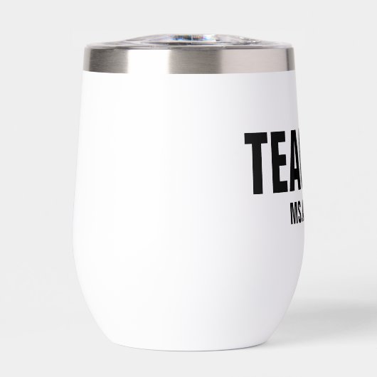 Aangepaste benaming leraar (Voorkant)