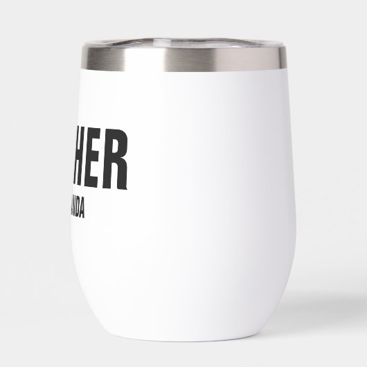 Aangepaste benaming leraar (Achterkant)