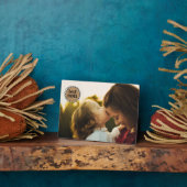 Aangepaste BEPTE MOM Schulp Rand Foto Fotoplaat (Zijkant)