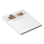 Aangepaste Beren bevestigen Notitieblok (Schuin)