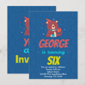 Aangepaste beren presenteerkaart voor kinderen in  kaart (Voorkant / Achterkant)