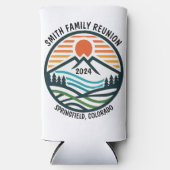 Aangepaste berg- of skireis seltzer blikjeskoeler (Voorkant)