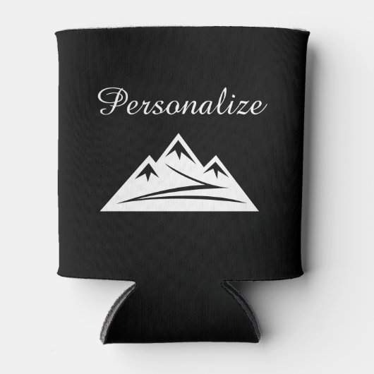 Aangepaste bergtop logo drank koelbox blikjeskoeler (Voorkant)