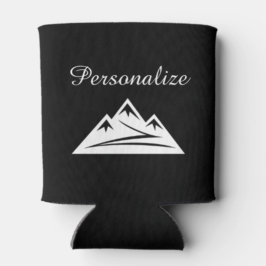 Aangepaste bergtop logo drank koelbox blikjeskoeler (Achterkant)