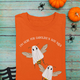 Aangepaste Bericht Boo Bees Halloween Grafisch T-shirt