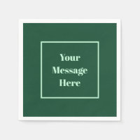 Aangepaste Bericht Donkergroen en Mint Green Party