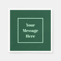 Aangepaste Bericht Donkergroen en Mint Green Party