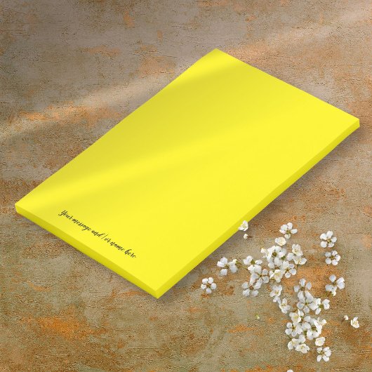 Aangepaste Bericht Fel Helder Geel Post-it® Notes