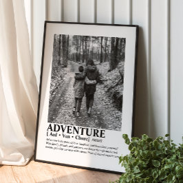 Aangepaste bericht Foto Gepersonaliseerd familiepo Poster