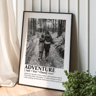 Aangepaste bericht Foto Gepersonaliseerd familiepo Poster