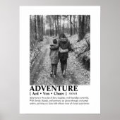 Aangepaste bericht Foto Gepersonaliseerd familiepo Poster (Voorkant)