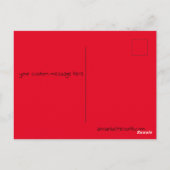 Aangepaste bericht Kerstmis post kaart (Achterkant)