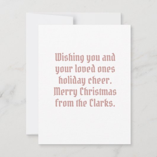 Aangepaste Bericht Zwarte Pommerse  Krans Kaart (Achterkant)