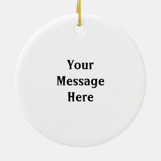 Aangepaste berichtenversiering slak keramisch ornament (Achterkant)