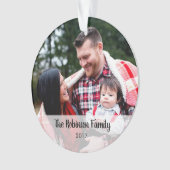 Aangepaste berichtfoto Acrylversiering Ornament (voorkant)