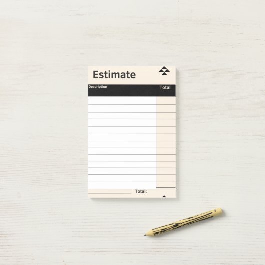 Aangepaste berichtgeving schatten post-it® notes (Op bureau)